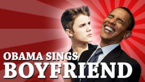 Obama canta Boyfriend di Justin Bieber [VIDEO]