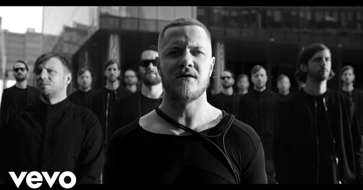 Maglietta Ufficiale Imagine Dragons – Evolve Logo Con Retro Stampato, Nero, Unisex, Cotone 100%