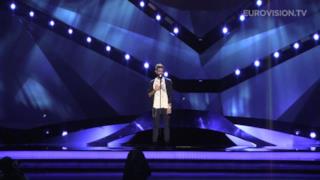 Marco Mengoni all'Eurovision 2013 prova L'Essenziale sul palco