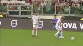 Polemiche (e fallaccio) alla Partita del Cuore fra Moreno e Nedved