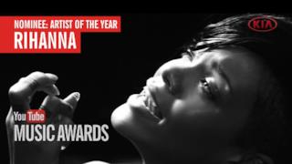 Rihanna artista dell'anno ai YouTube Music Awards?