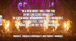 Firebeatz & DubVision ft. Ruby Prophet - Invincible (Video ufficiale e testo)