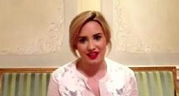 Demi Lovato saluta i fan italiani