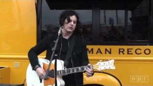 Jack White Plays at Parking Lot Show 