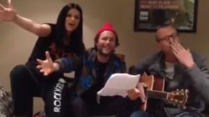 Laura Pausini, Jovanotti e Biagio Antonacci - Un abbraccio a Fiorello e al signor Mario