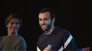 Marco Mengoni alla Statale di Milano (20 novembre 2014)