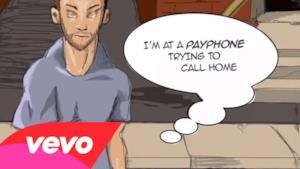 Maroon 5 - Payphone (Lyrics video) feat. Wiz Khalifa