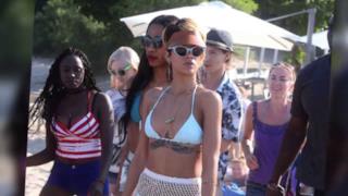 Rihanna in bikini a Sopot, Polonia (luglio 2013)