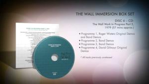 Pink Floyd - The Wall Immersion lancio del box set