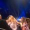 I capelli impigliati di Beyonce ieri sera durante il concerto
