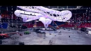 Sensation: Into the Wild, la scenografia-serpente