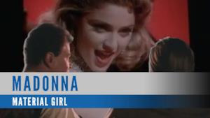 Madonna - Material Girl (Video ufficiale e testo)