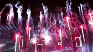 Jean michel Jarre, royal weeding in Monaco concert live