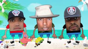 Il ritorno dei N.E.R.D. con Squeeze Me, il video per il nuovo film di Spongebob