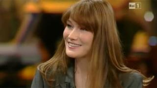 Luciana Littizzetto con Carla Bruni