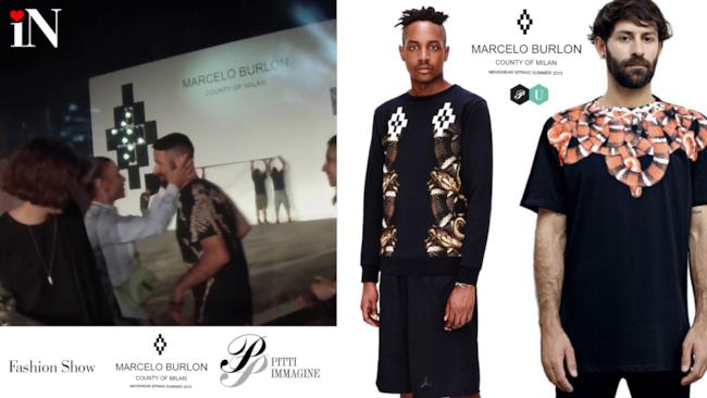Marcelo Burlon fashion show County of Milan, Pitti Uomo 2014
