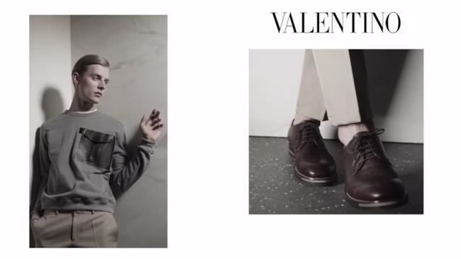 La pubblicità della collezione di Valentino per la primavera estate 2014