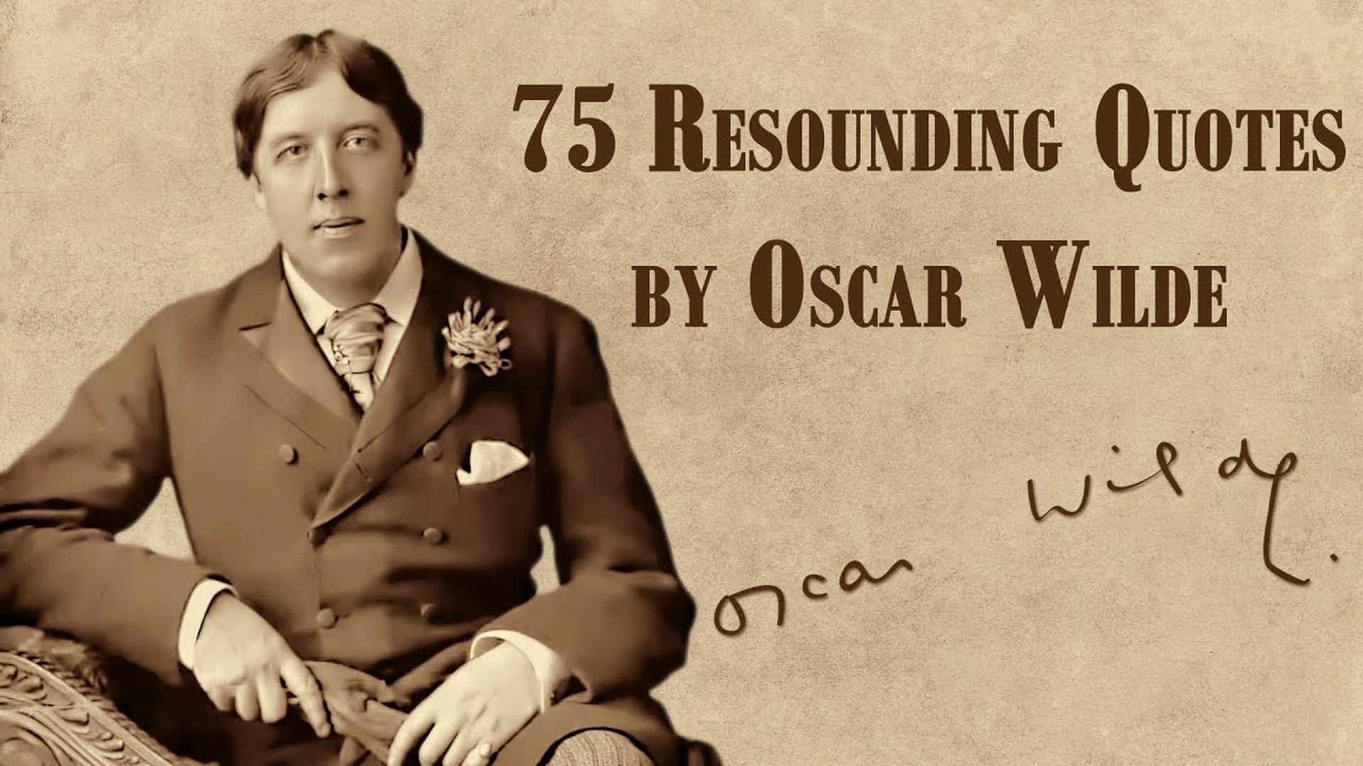 Oscar Wilde Le Migliori Frasi Citazioni E Aforismi