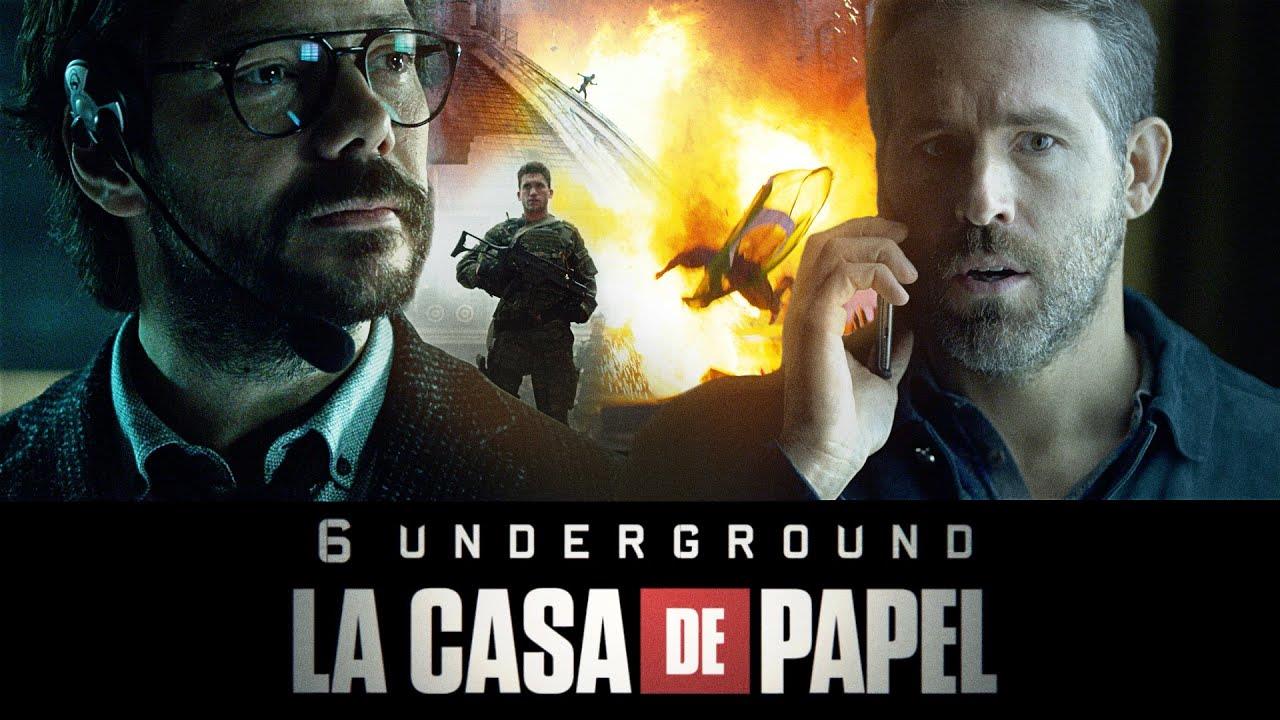 6 Underground Il Promo Con Ryan Reynolds E Il Professore De La Casa Di Carta